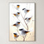 Frosty Morning Songbirds – Surreal Winter Nature Bird Wall Art 201