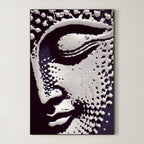 Echoes of Silence – Surreal Stipple Portrait Wall Art 559