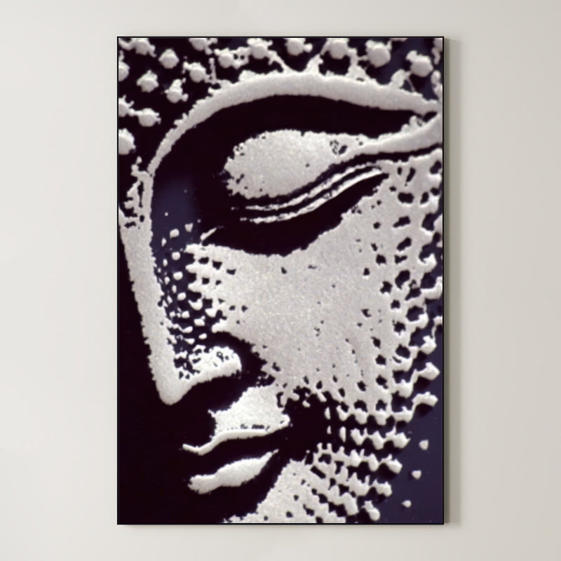 Echoes of Silence – Surreal Stipple Portrait Wall Art 559