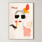 Minimalist Portrait – Surreal Clean Figure Wall Art 363