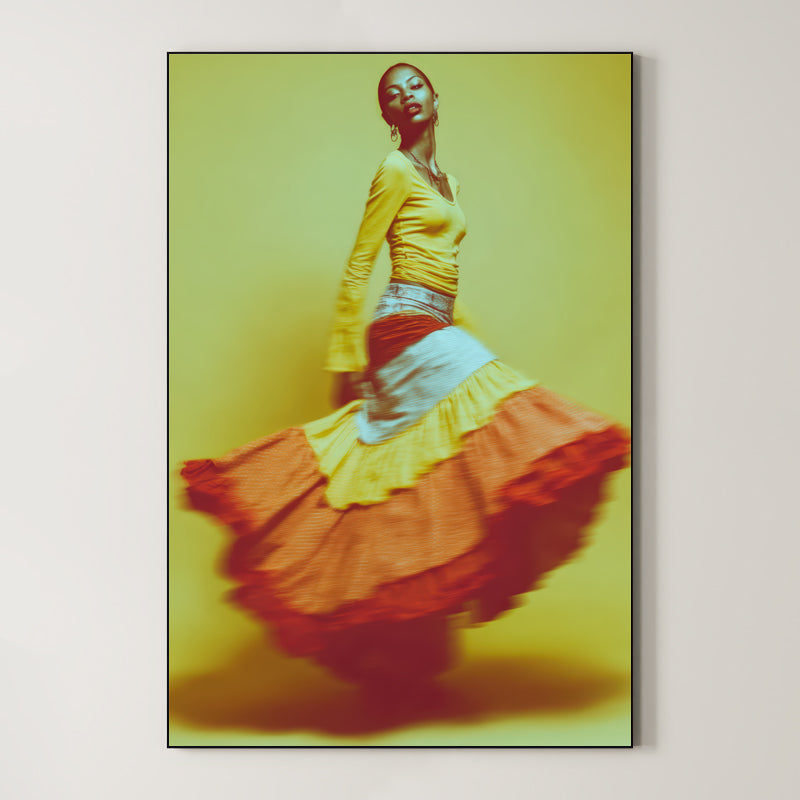 Contemporary Dance Portrait – Surreal Dance Wall Art 089 Main image