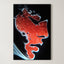 Cinnabar Flow – Surreal Abstract Crimson Wall Art 560