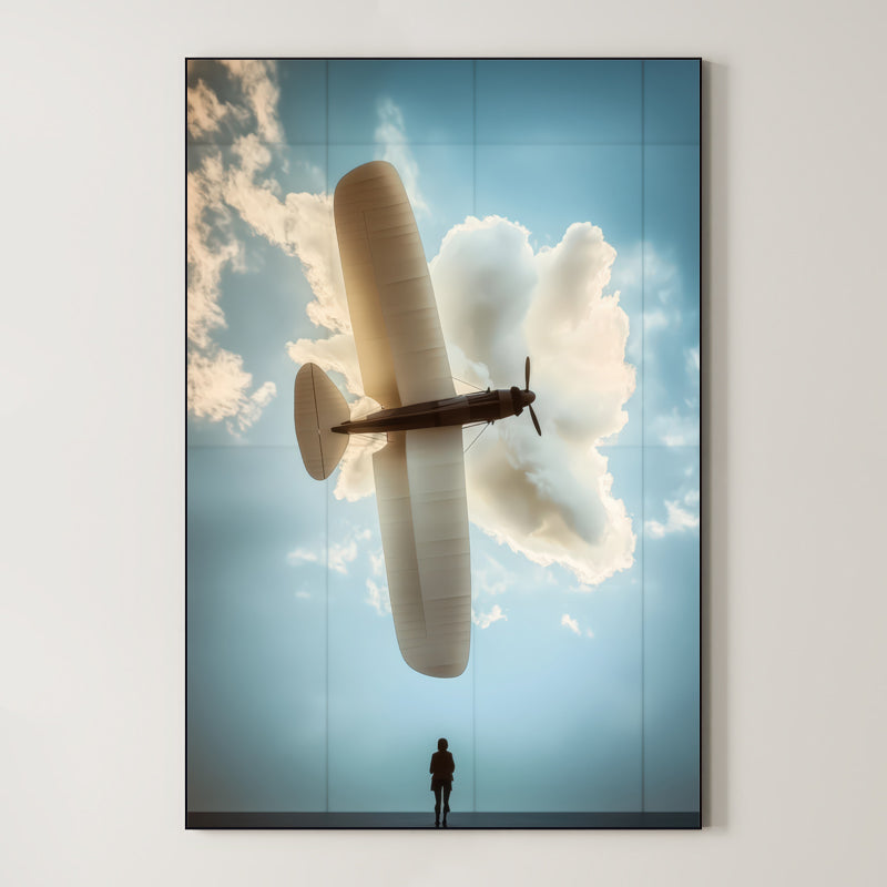 Surreal Aviation Art – Surreal Flight Fantasy Wall Art 374 Main image