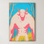 Folk Beast – Surreal Naive Art Creature Wall Art 216