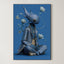 Stylized Mythic Figure – Surreal Ancient Symbol Wall Art 209
