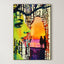 Threshold – Surreal Coastal Lime Silhouette Wall Art 565