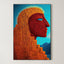 Ochre Monument – Surreal Folk Architecture Wall Art 572