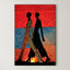 Graphic Minimalist Figures – Surreal Abstract Duo Wall Art 241