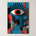 Minimalist Surreal City – Surreal Urban Wall Art 056