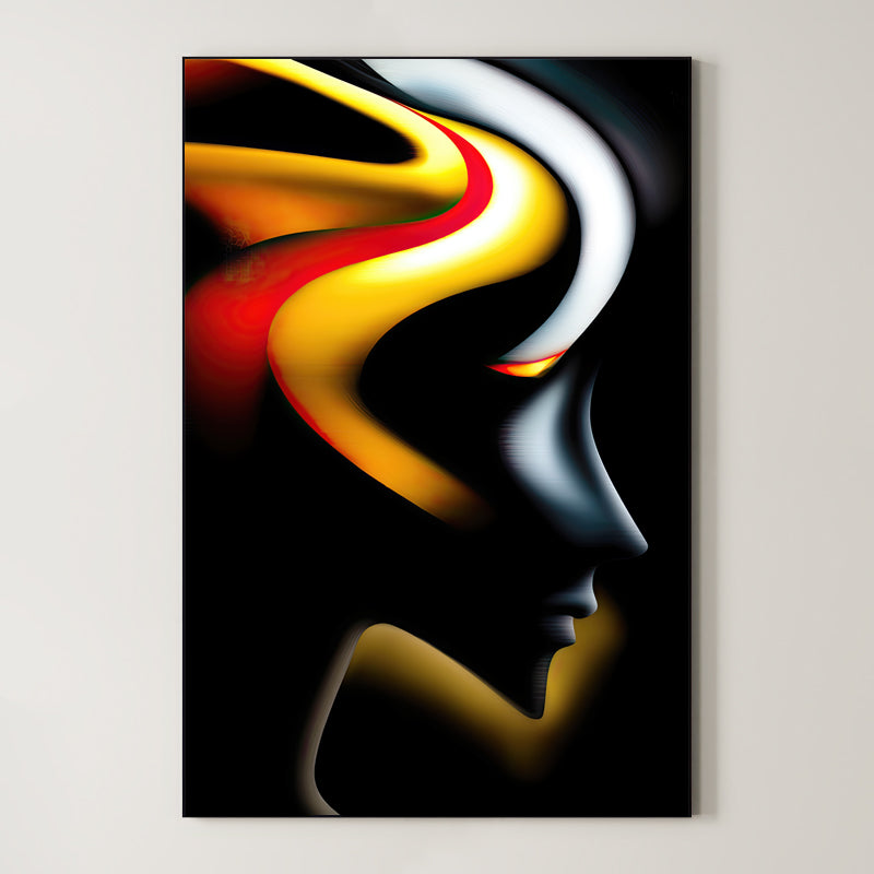 Liquid Ember – Surreal Psychedelic Pop Wall Art 521 Main image