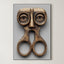 Scissors Face – Surreal Conceptual Wall Art 057