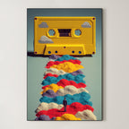 Color Rewind – Surreal Nostalgia Cassette Wall Art 433