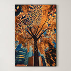 City Tree – Surreal Urban Nature Contrast Wall Art 318