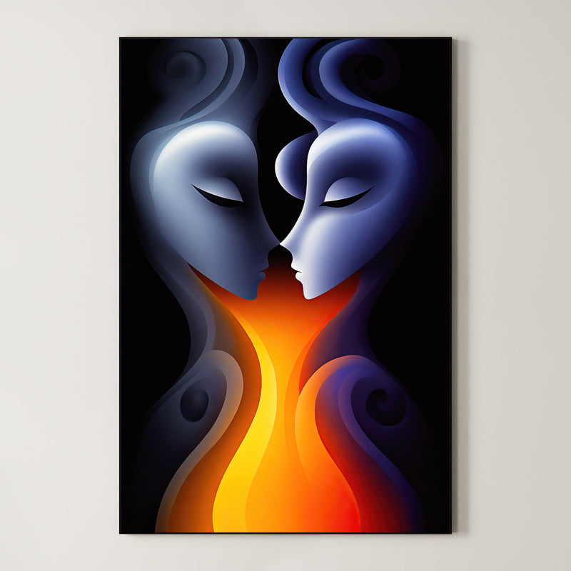 Molten Mind – Surreal Teal Sculptural Wall Art 525