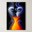 Molten Mind – Surreal Teal Sculptural Wall Art 525