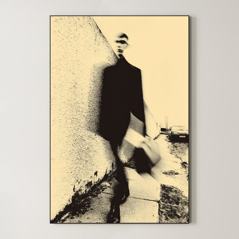 Urban Blur Figure – Surreal Motion City Portrait Wall Art 398 Main image