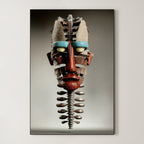 Mechanical Soul – Surreal Industrial Hardware Portrait Wall Art 482