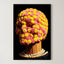 Floral Skull Art – Surreal Gothic Wall Art 079