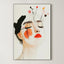 Stylized Ink Portrait – Surreal Ink Figure Wall Art 362