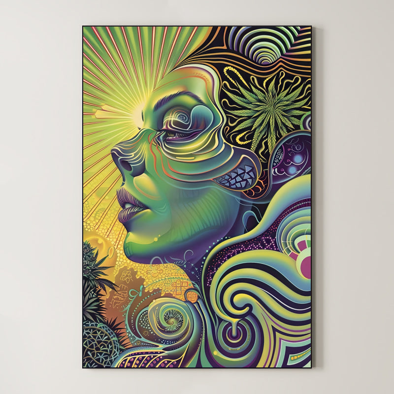 Psychedelic Profile – Surreal Psychedelic Wall Art 129 Main image