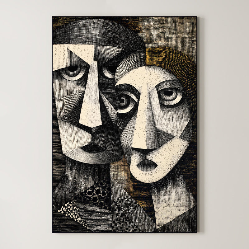 Linework Illustration – Surreal Minimalist Wall Art 054 Main image