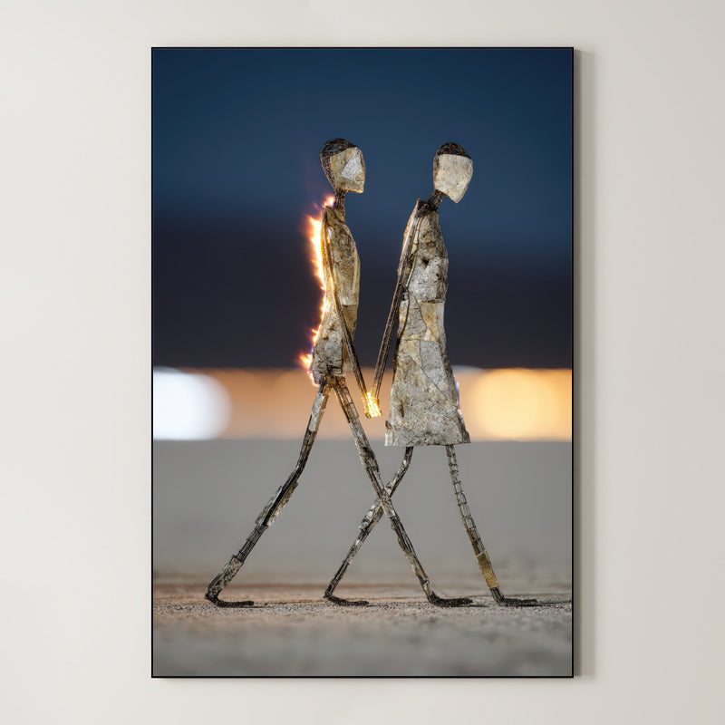 Contemporary Duo – Surreal Abstract Wall Art 155 Main image