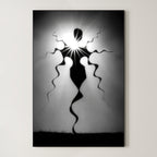 Elegant Night-Out – Surreal Abstract Silhouette Wall Art 544