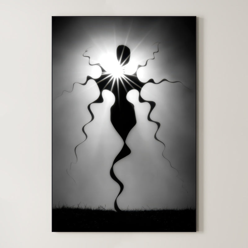 Elegant Night-Out – Surreal Abstract Silhouette Wall Art 544