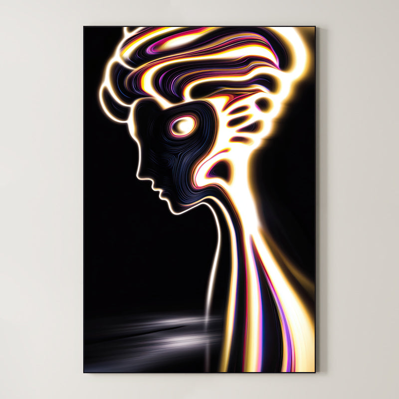 Neon Resonance – Surreal Psychedelic Pop Wall Art 508 Main image