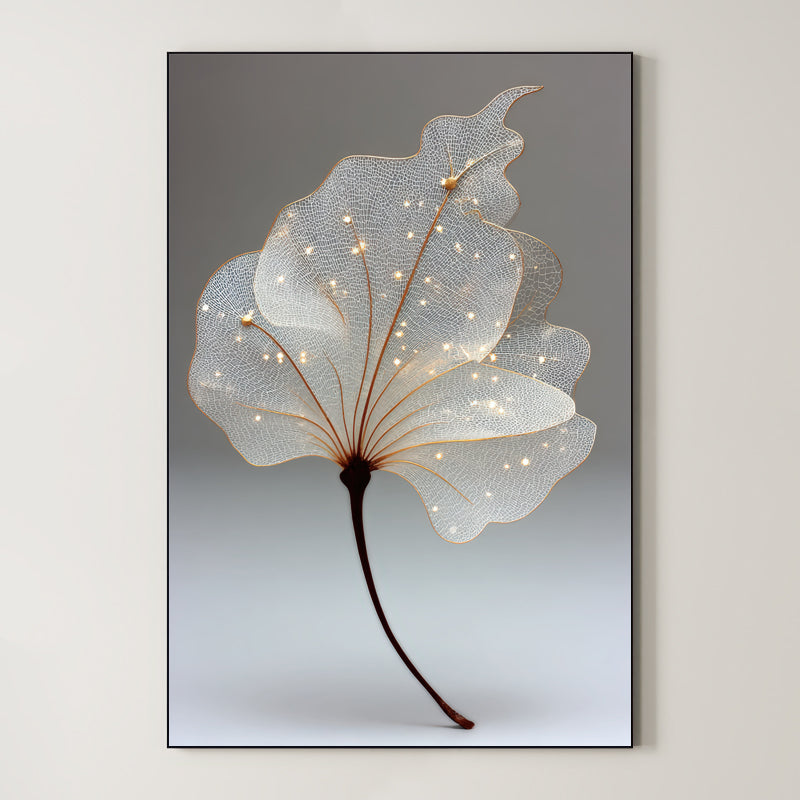 Minimalist Leaf Art – Surreal Clean Botanical Wall Art 315 Main image