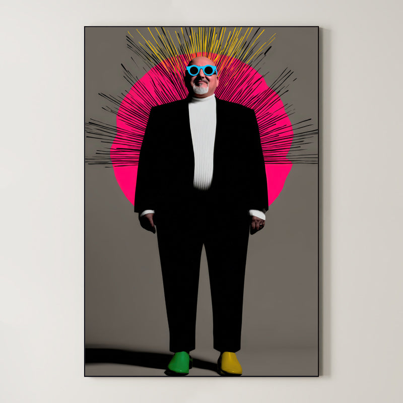 Graphic Pop Portrait – Surreal Pop Art Wall Art 050 Main image