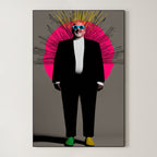Graphic Pop Portrait – Surreal Pop Art Wall Art 050