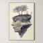 Conceptual Landscape Face – Surreal Landscape Wall Art 104