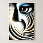 Vortex Vision – Surreal Minimalist Eye Wall Art 522