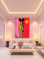 Psychedelic Pop Art – Surreal Kaleidoscope Figure Wall Art 240