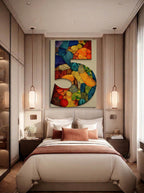 Mosaic Number Five – Surreal Graphic Symbol Wall Art 244