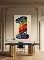 Mosaic Number One – Surreal Graphic Symbol Wall Art 247