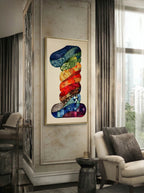 Mosaic Number One – Surreal Graphic Symbol Wall Art 247