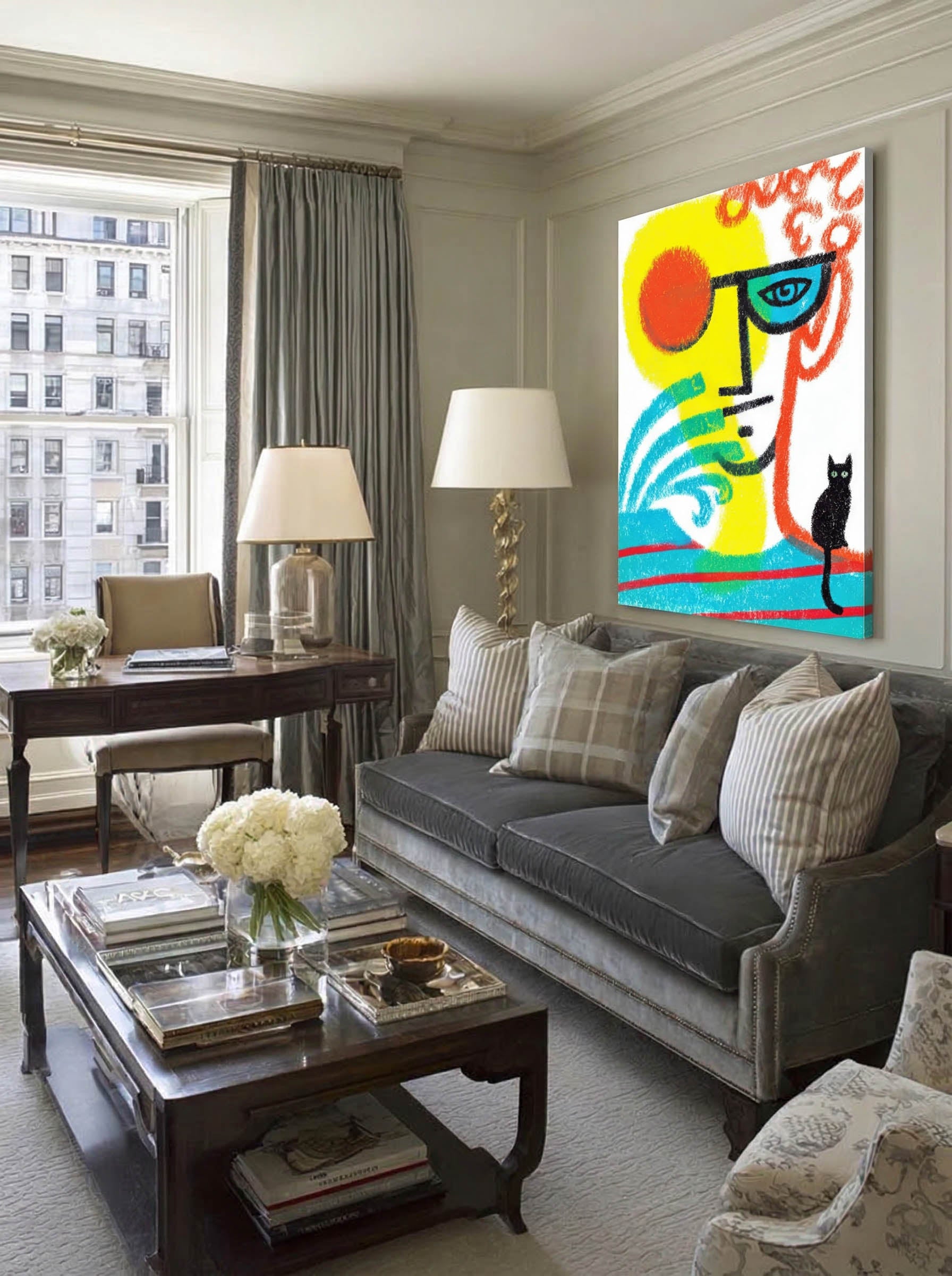 Graphic Pop Illustration – Surreal Bold Graphic Pop Wall Art 255 Secondary image
