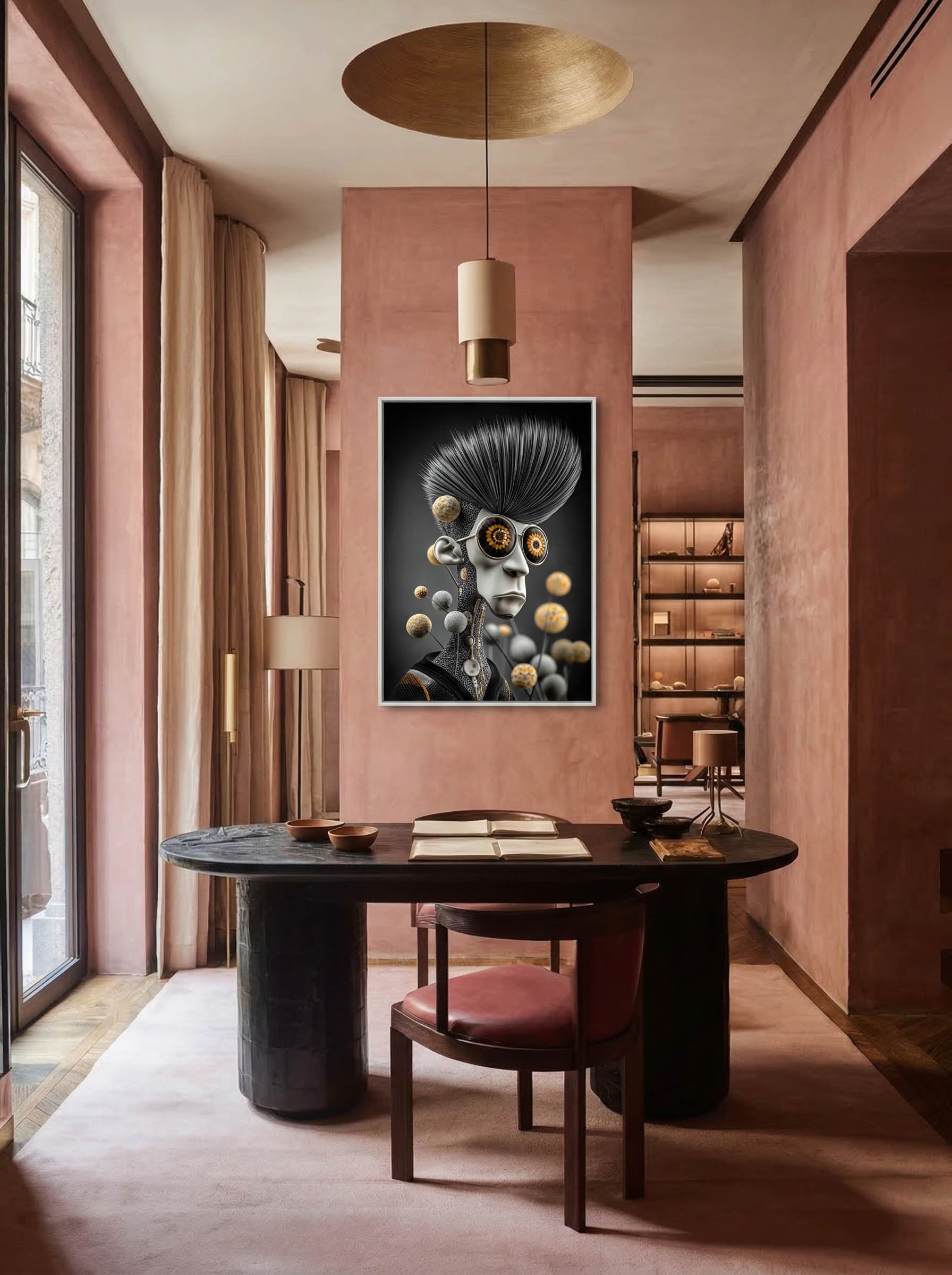 Floral Visionary – Surreal Avant-Garde Fashion Wall Art 263 Secondary image