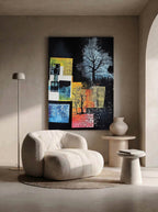 Mixed Media Nature – Surreal Botanical Collage Wall Art 272