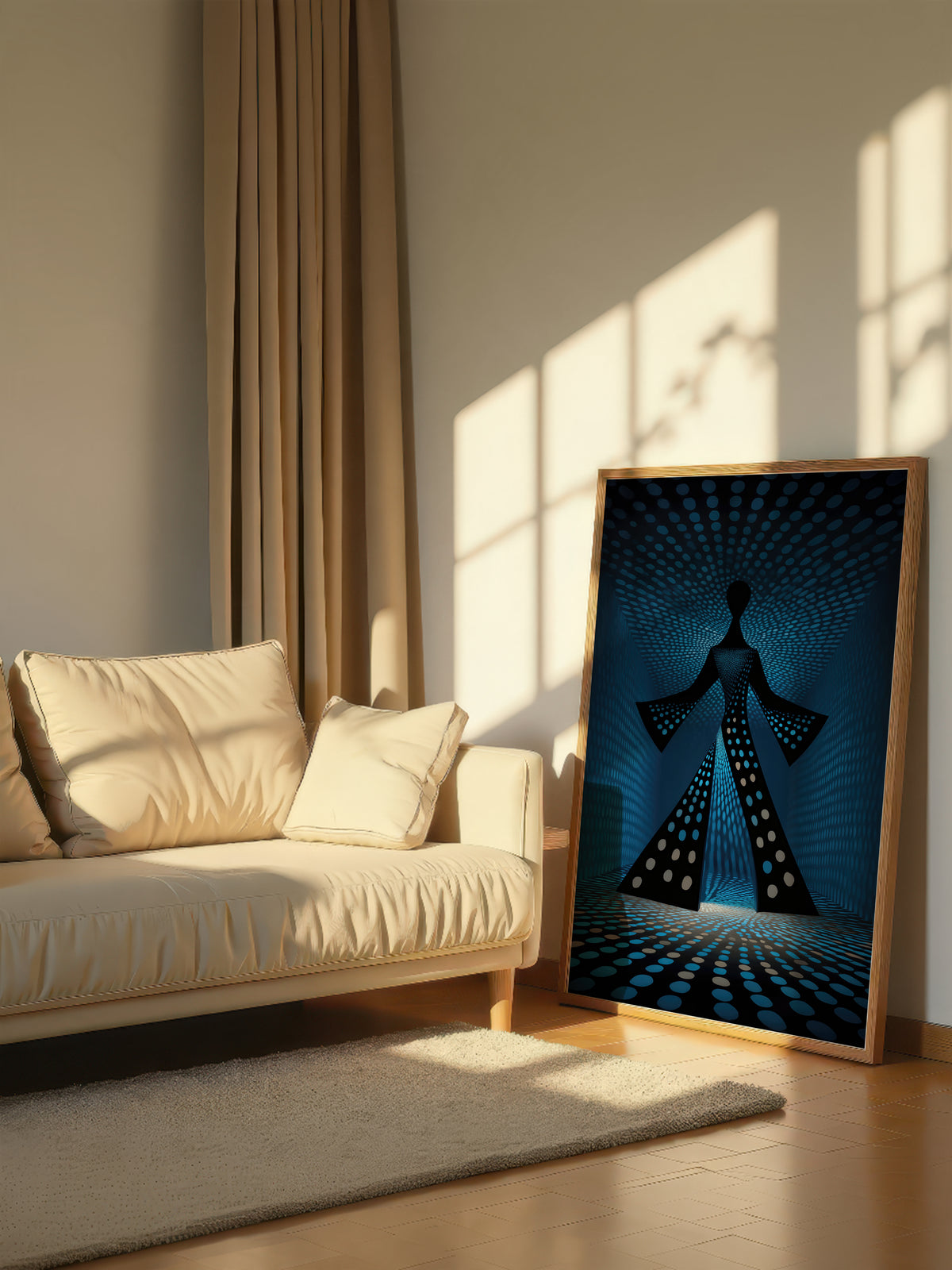 Blue Optical Illusion 279