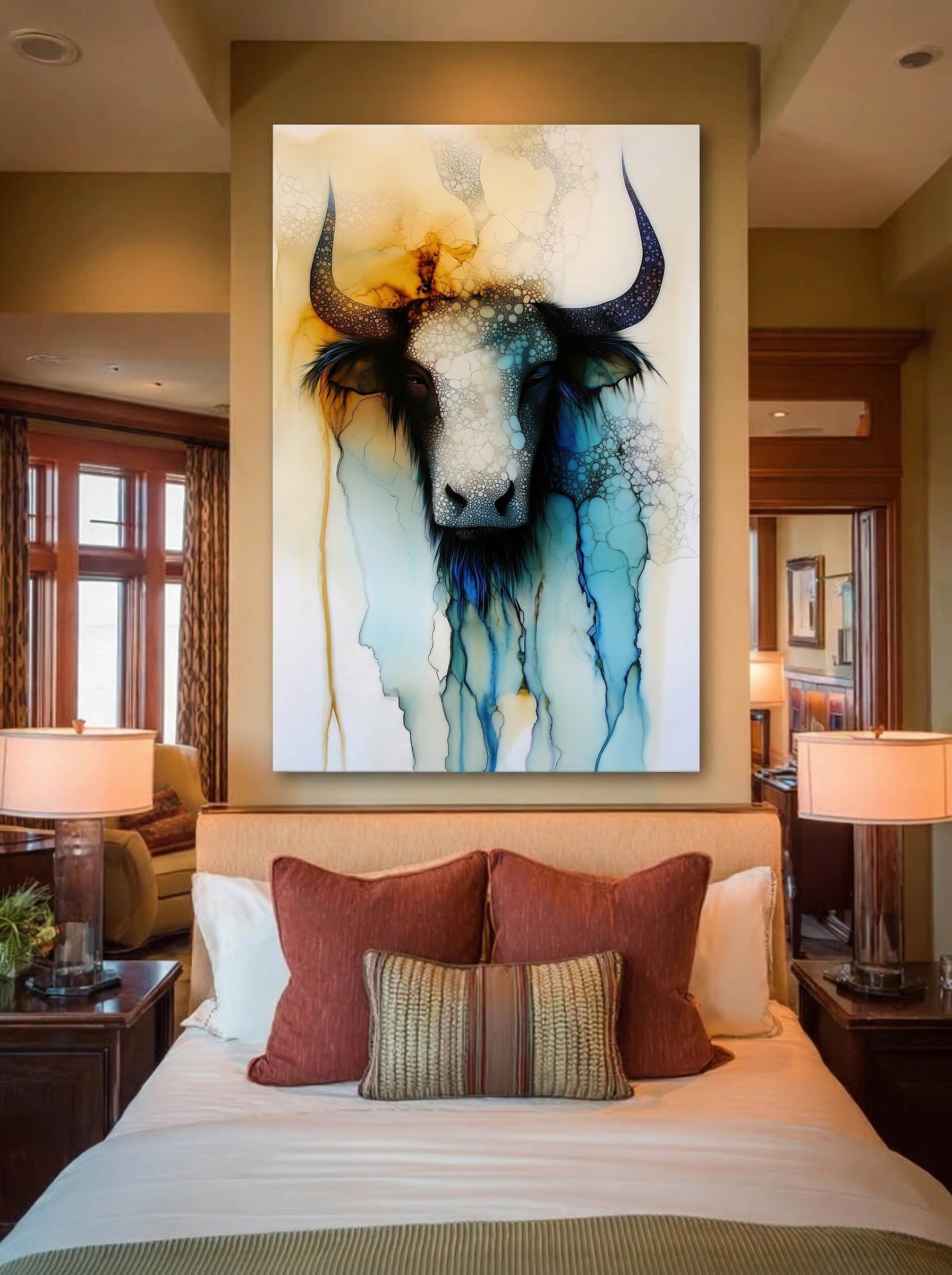 Stylized Nature Art – Surreal Organic Form Wall Art 293