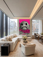 Modern Pop Portrait – Surreal Graphic Pop Figure Wall Art 296