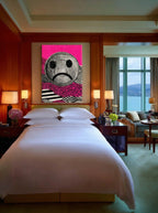 Modern Pop Portrait – Surreal Graphic Pop Figure Wall Art 296