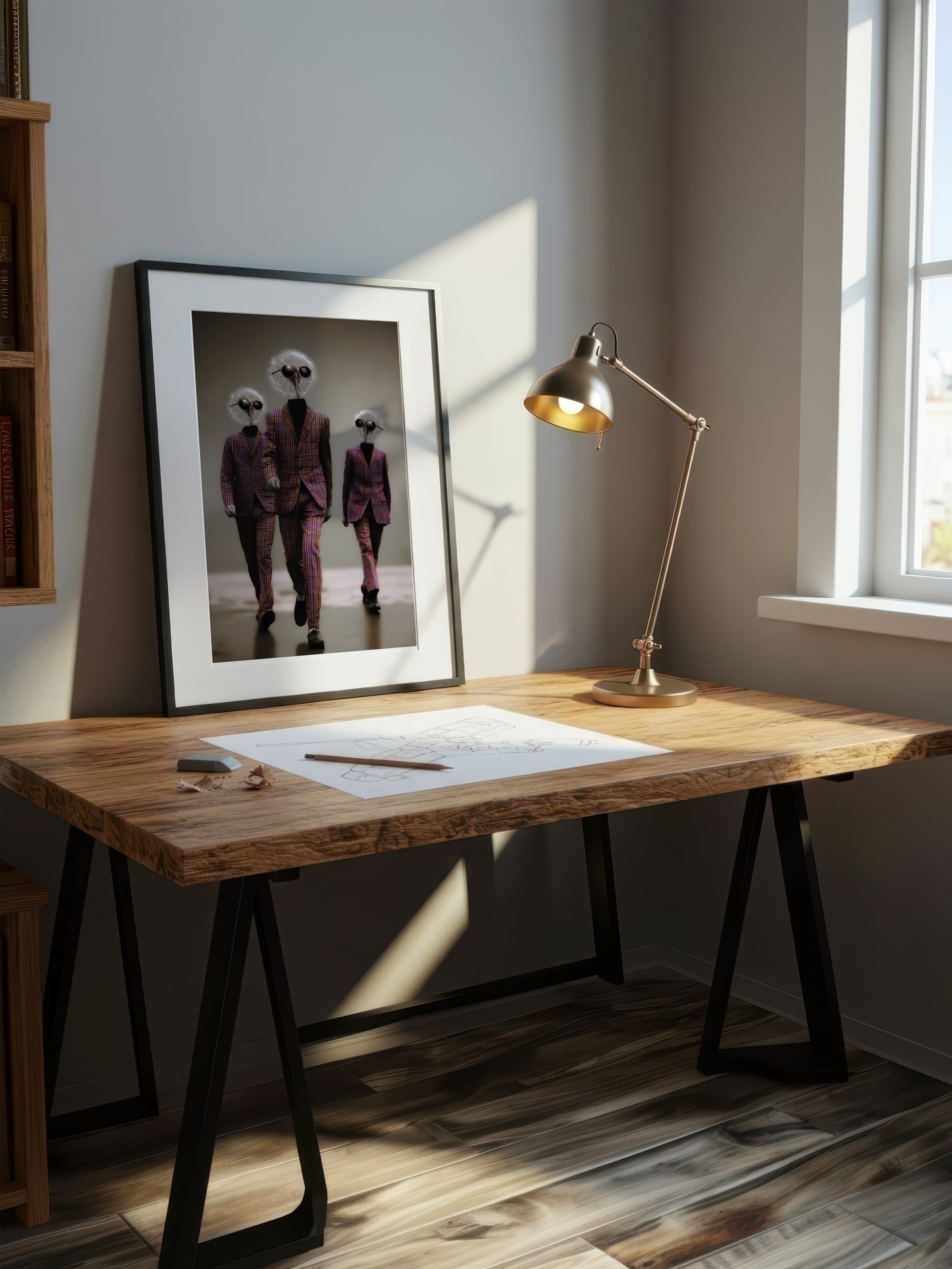 Dandelion Parade – Surreal Psychedelic Fashion Wall Art 471