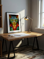 Surrealist Wood Sculpture – Surreal Sculptural Wall Art 493