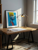 Smoke and Line – Surreal Expressive Cross-Hatch Wall Art 429