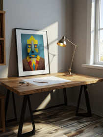 Cubist Craft Portrait 457