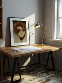Crackled Ceramic Portrait 546